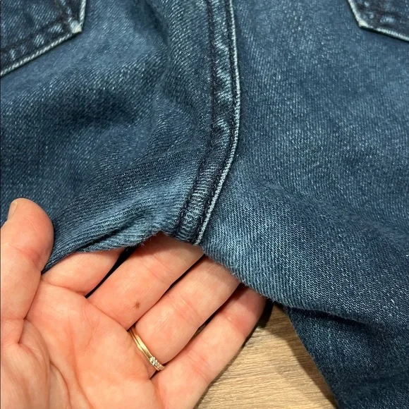 Mother The Insider Crop Step Fray Jeans in Movin On Up Size 31 - Picture 14 of 16